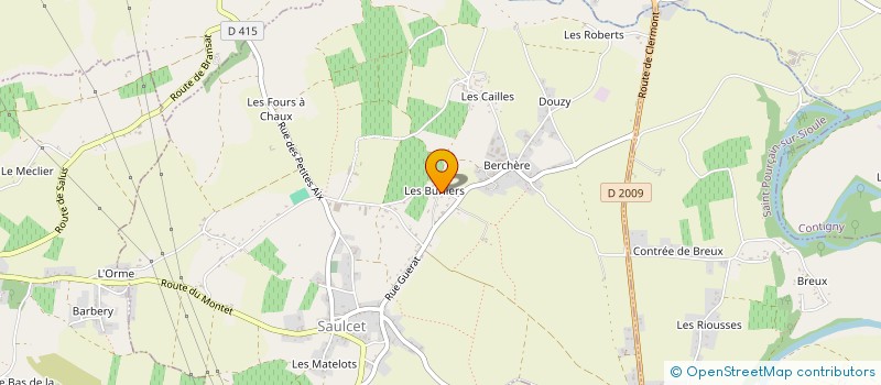localisation de l'entreprise GAEC GALLAS YVES ET PASCAL à SAULCET