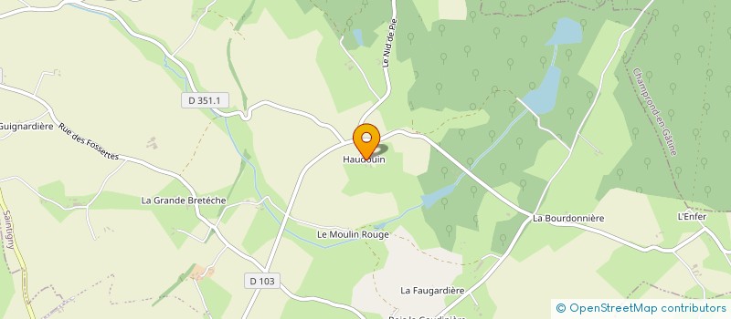 localisation de l'entreprise GAEC GALLET à SAINTIGNY