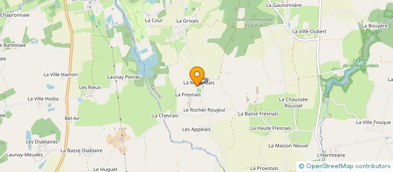 localisation de l'entreprise GAEC GANCHE à EPINIAC