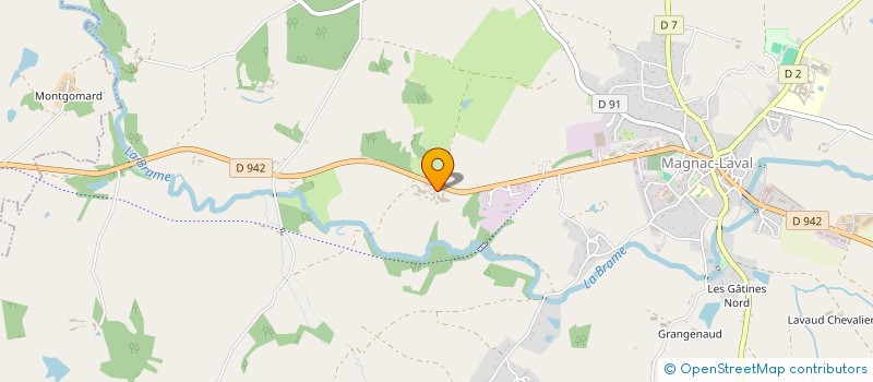localisation de l'entreprise GAEC GARDNER  MAGNAC-LAVAL