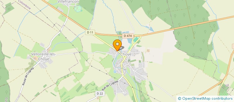 localisation de l'entreprise GAEC GARNIER-MAILLARD  CUGNEY