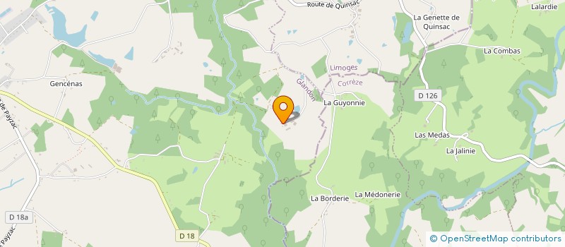 localisation de l'entreprise GAEC GARRY à GLANDON