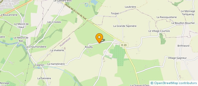 localisation de l'entreprise GAEC GASCON NORMAND  HUDIMESNIL