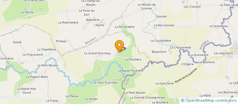 localisation de l'entreprise GAEC GATH. MARQUET  AVAILLES-SUR-SEICHE