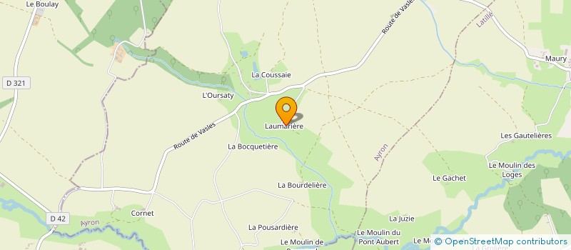 localisation de l'entreprise GAEC GATINAIS  AYRON