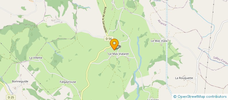 localisation de l'entreprise GAEC GAUBERT  ALRANCE