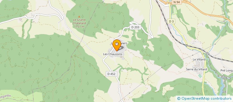 localisation de l'entreprise GAEC GAUDY à CHORGES
