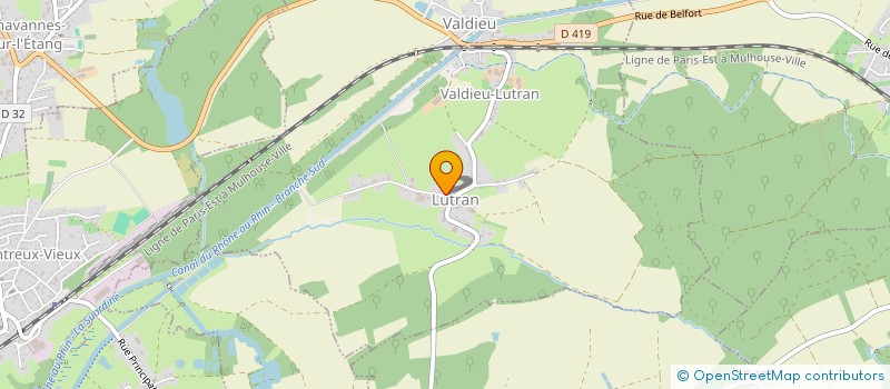 localisation de l'entreprise GAEC GAUTHERAT FRERES à VALDIEU-LUTRAN