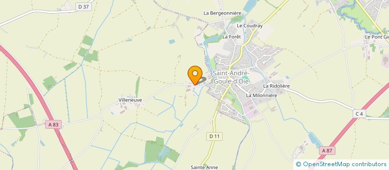 localisation de l'entreprise GAEC GAUTREAU à CHAUCHE