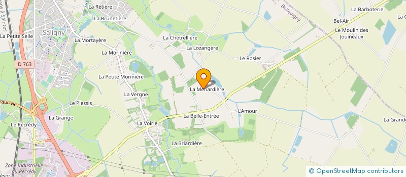localisation de l'entreprise GAEC GAUVARD DAMIEN à LES LUCS-SUR-BOULOGNE