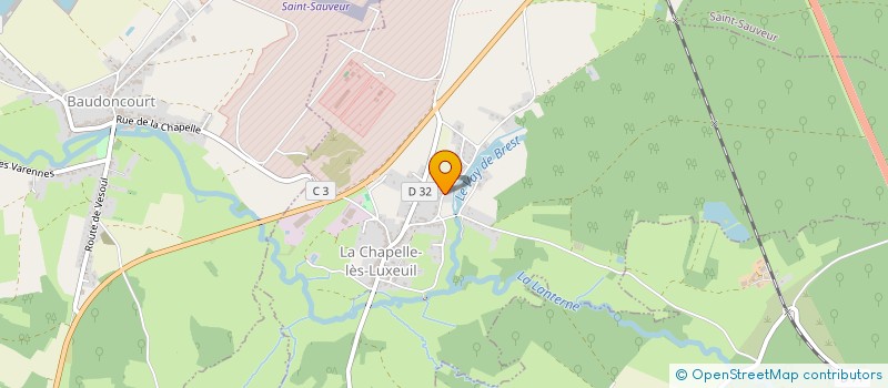 localisation de l'entreprise GAEC GEIGER à BETONCOURT-LES-BROTTE