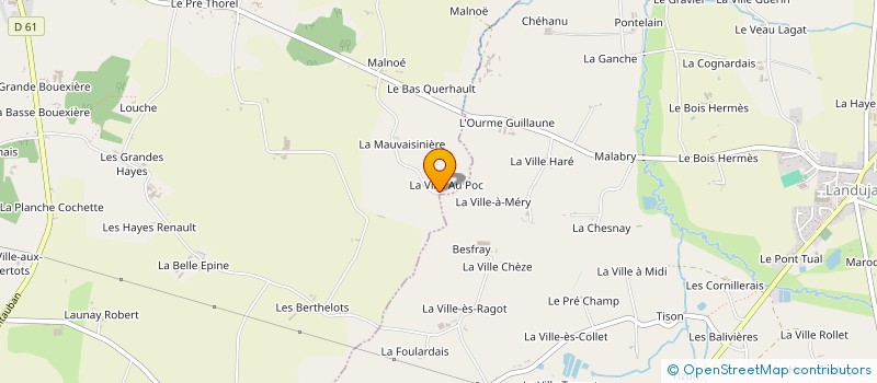 localisation de l'entreprise GAEC GENAITAY à SAINT-UNIAC