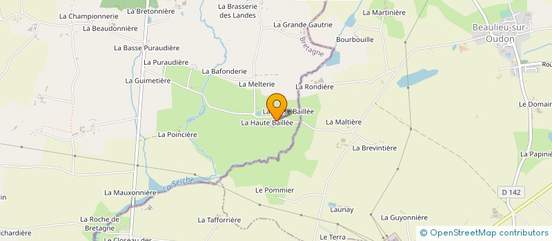 localisation de l'entreprise GAEC GENDRY PHELIPPON  LE PERTRE