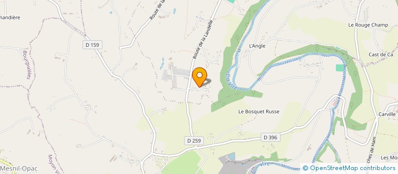 localisation de l'entreprise GAEC GESNOUIN OZENNE à SAINT-VIGOR-DES-MONTS