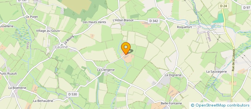 localisation de l'entreprise GAEC GIARD à LAULNE