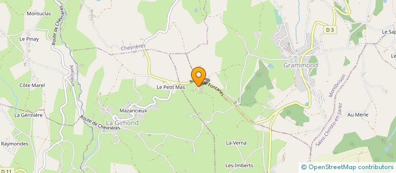 localisation de l'entreprise GAEC GILIBERT à FONTANES