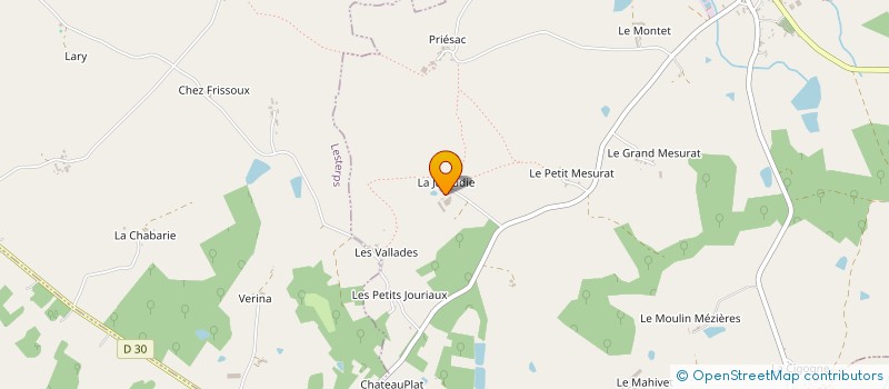 localisation de l'entreprise GAEC GILLIS à SAINT-CHRISTOPHE