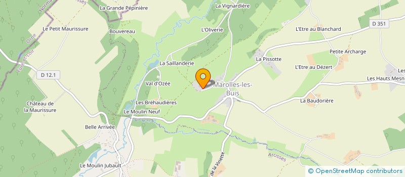 localisation de l'entreprise GAEC GIRARD à MAROLLES-LES-BUIS