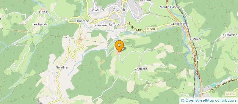 localisation de l'entreprise GAEC GIRIN ET ASSOCIES à GRANDRIS