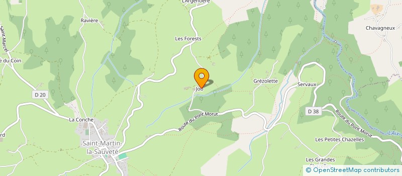 localisation de l'entreprise GAEC GIRONETS à SAINT-MARTIN-LA-SAUVETE