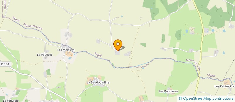 localisation de l'entreprise GAEC GITEAU à VALLONS-DE-L'ERDRE