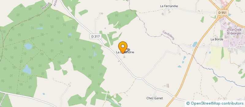 localisation de l'entreprise GAEC GMF  ANSAC-SUR-VIENNE