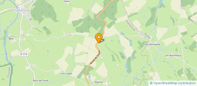 localisation de l'entreprise GAEC GODARD DAVID ET CELINE  CUZY