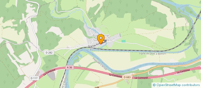 localisation de l'entreprise GAEC GOGAND  CROSEY-LE-GRAND