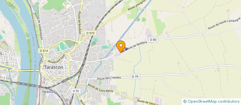 localisation de l'entreprise GAEC GONTIER  TARASCON