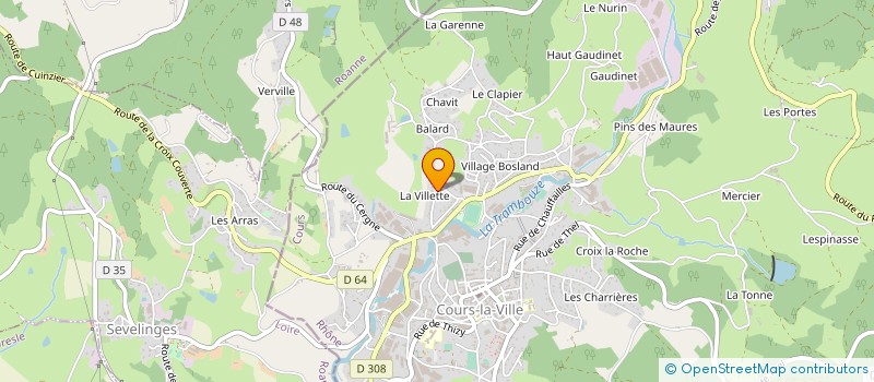 localisation de l'entreprise GAEC GOUJAT à COURS