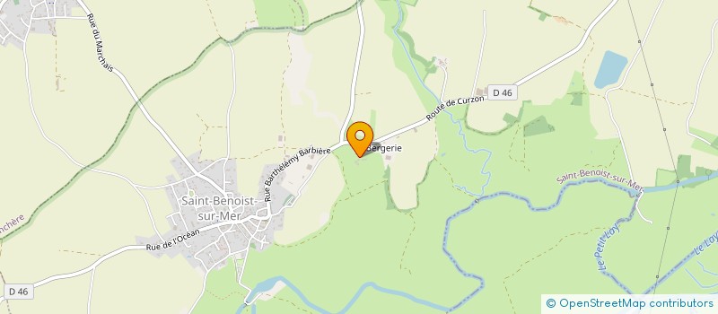 localisation de l'entreprise GAEC GOUPILLEAU à SAINT-VINCENT-SUR-GRAON