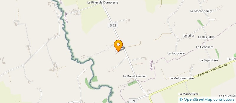 localisation de l'entreprise GAEC GOUSSIN  MANTILLY