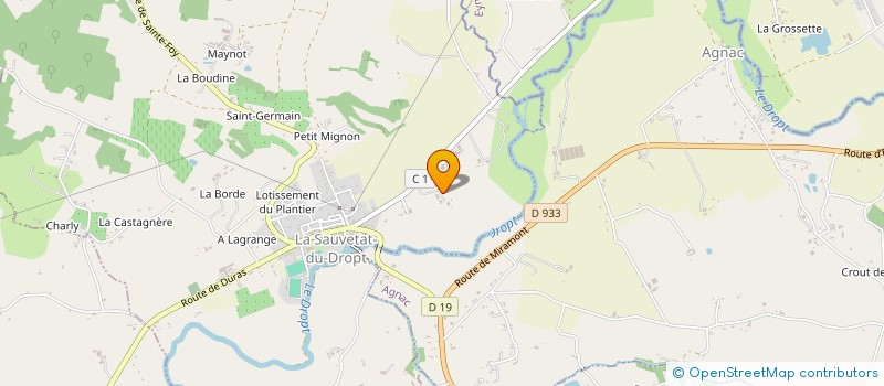 localisation de l'entreprise GAEC GRANGE NEUVE  ROUMAGNE