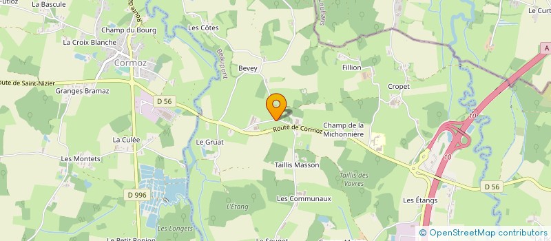 localisation de l'entreprise GAEC GRANGE VAGNOT à BEAUPONT