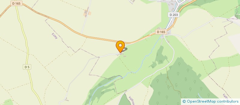 localisation de l'entreprise GAEC GREGOIRE à VALFROICOURT