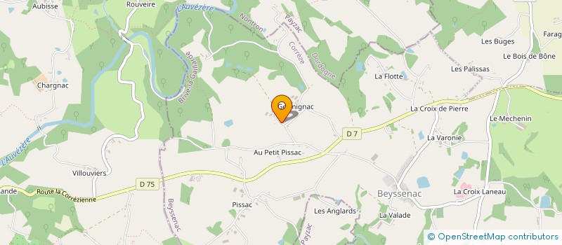 localisation de l'entreprise GAEC GRELOU à BEYSSENAC