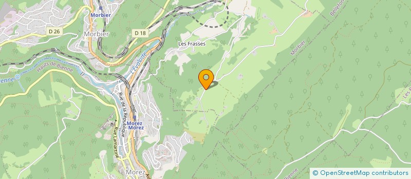 localisation de l'entreprise GAEC GRESSET FRERES à MORBIER