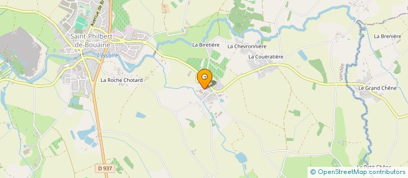 localisation de l'entreprise GAEC GRIMAUD à SAINT-PHILBERT-DE-BOUAINE