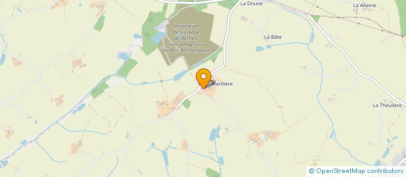 localisation de l'entreprise GAEC GRIMAULT WF à BEAUPREAU-EN-MAUGES