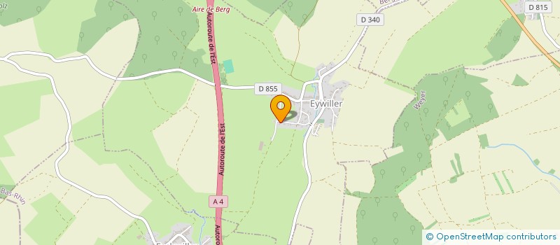 localisation de l'entreprise GAEC GROSSE à ESCHWILLER