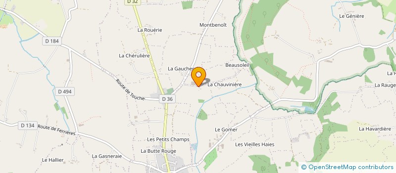 localisation de l'entreprise GAEC GS MARTEL  LE TEILLEUL