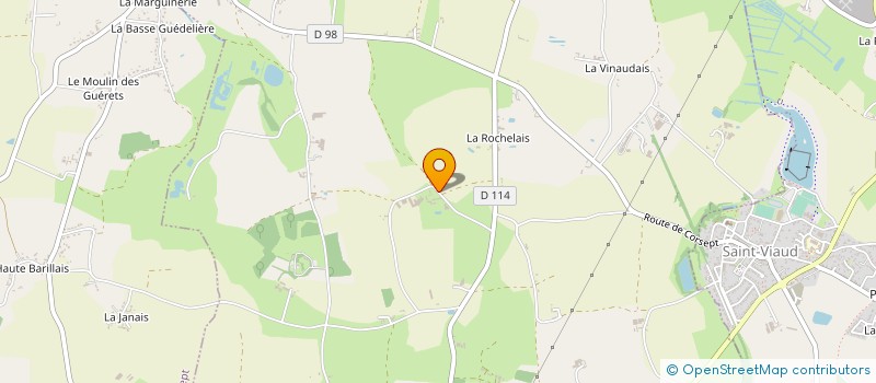 localisation de l'entreprise GAEC GUCHET-VALLEE à SAINT-PERE-EN-RETZ