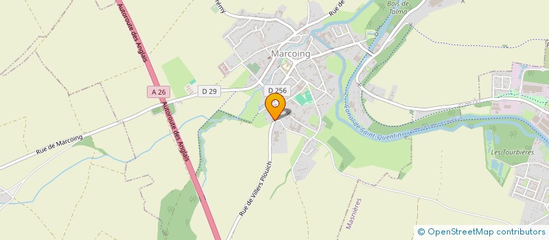 localisation de l'entreprise GAEC GUENARD à RIBECOURT-LA-TOUR