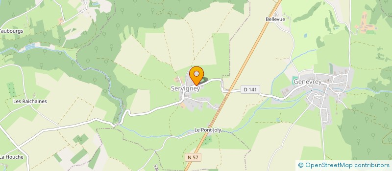 localisation de l'entreprise GAEC GUERY à COLOMBOTTE
