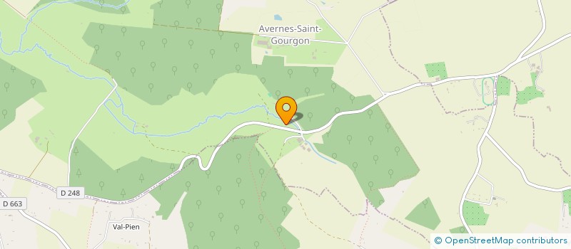 localisation de l'entreprise GAEC GUESNET à AVERNES SAINT GOURGON