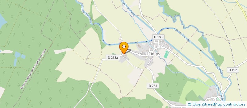 localisation de l'entreprise GAEC GUILLAUMOT à ALLICHAMPS