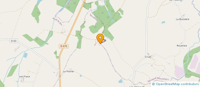 localisation de l'entreprise GAEC GUILLEMAILLE à TERSANNES