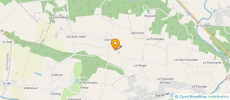 localisation de l'entreprise GAEC GUILLEMOT à LA GACILLY