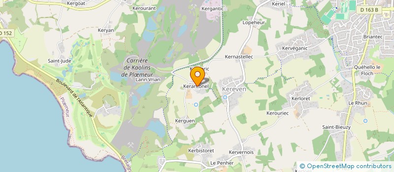 localisation de l'entreprise GAEC GUILLERME-KERLIR à PLOEMEUR