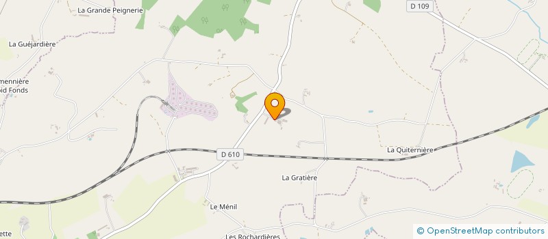 localisation de l'entreprise GAEC GUILLOMET à GENNES-LONGUEFUYE